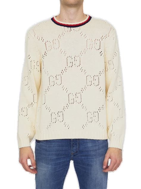 gold gucci sweater|Gucci sweater for men.